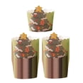 thumbnail image 3 of DOLITY 100 Pieces Christmas Cupcake Wrapper Cupcake Liners, Muffins Multipurpose Muffin Christmas tree, 3 of 9