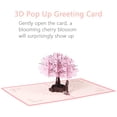 thumbnail image 3 of Cherry Blossom Couple Model-Sakura Couple 3D Pop-up Tarjeta de felicitación hecha a mano DIY Xemadio LN-1934, 3 of 7