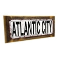 thumbnail image 1 of Framed, Outdoor Atlantic City 4"x12" Metal Sign, Wall Décor for Home and Office, 1 of 4