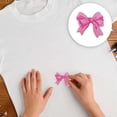 thumbnail image 3 of Fiudx Pegatina de Lazo Bordado, Bonito Parche Decorativo para Ropa, Accesorio Creativo para Manualidades Diy En Bolsos y Almohadas, Cubre Imperfecciones En Telas, Decoración Navideña para Ocasiones E, 3 of 5