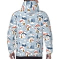 thumbnail image 7 of Lsque cute Mushroom Village Pattern Casual Men's Hoodie,Hooded Sweatshirt with Kangaroo Pocket,Pullover Hoodie-XX-Large, 7 of 7