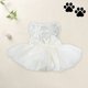 thumbnail image 3 of Vestido tutú brillante y elegante con encaje para cachorros extrapequeños y pequeños, perfecto para fiestas y celebraciones festivas, 3 of 4