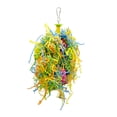 thumbnail image 2 of Parrot Chew Toy for Bird Macaw African Greys Cockatoo Budgies Cockatiel Lovebirds Cage, + Rattan Ball, S/M Optional M, 2 of 8