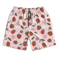 thumbnail image 5 of Goofa Floral Strawberr Printed Mens Swim Trunks Summer Quick Dry Short Beach Swimwear Bathing Suits-Large, 5 of 9