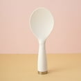 thumbnail image 4 of Rice Spoon, Non-stick Rice Paddle with Unique Bumpy Texture, White or Orange Plastic, Compact 7.5x3.7x21.3cm Design, Stands Up & Hangs for Space-saving Storage, Ideal for Home Kitchens &, 4 of 6