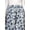 Multicolor6, variant on Women Blue Cotton Soft Maxi Skirt, Flowy Boho Style White Floral Hand Block Print with Elastic Waist, S