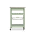 thumbnail image 3 of Linon Kitchen Island, Green, 15.75 x 22.83 x 33.86 Inches, 3 of 5