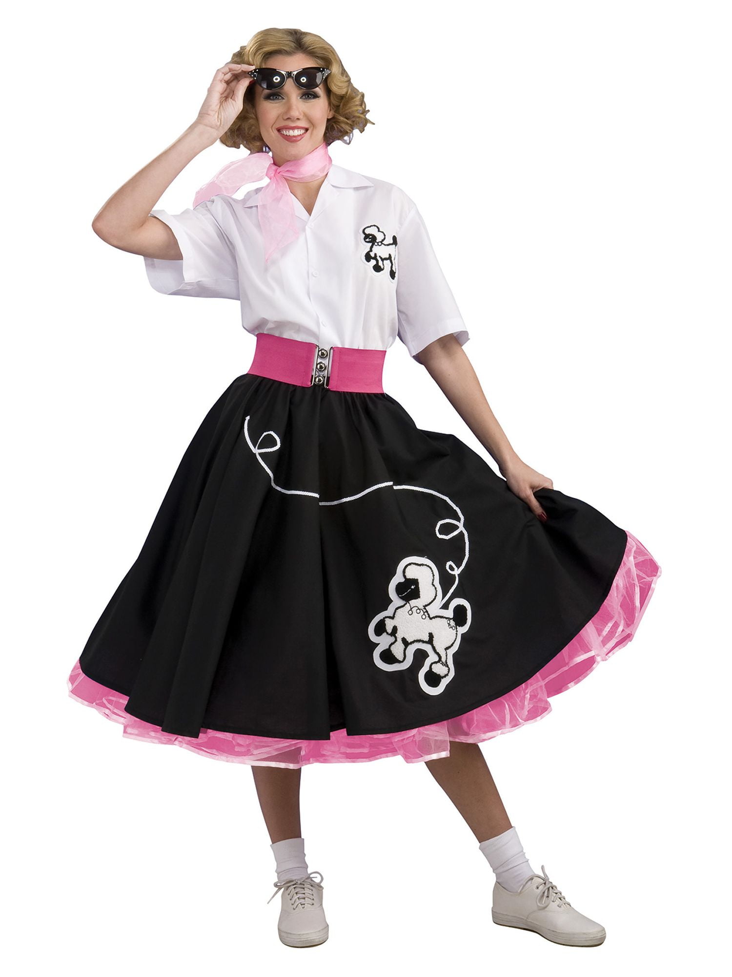 Forum Flirtin with The 50s Poodle Skirt One Size Black