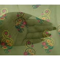 thumbnail image 4 of oneOone Viscose Chiffon Fabric Leaves|Swirl & Floral Block Decor Fabric Printed BTY 42 Inch Wide, 4 of 4