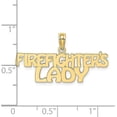 thumbnail image 4 of 14k Yellow Gold FIREFIGHTER'S LADY Charm - 9.5mm, 4 of 6
