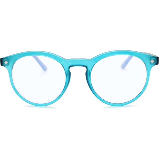2SeeLife Lunettes Rondes Anti-Lumière Bleue pour Hommes et Femmes pour Toutes les Formes de Visage avec Vision Claire - Lunettes de Lecture Robustes pour Femmes et Hommes