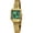 Green, variant on Gold Watches for Women with Vintage Rectangular Case Roman Dial, Ladies Quartz Wrist Watch, Stainless Steel, Adjustment Tool Included, Waterproof