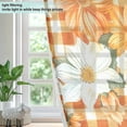 thumbnail image 4 of Yayeee Window Curtains Light Filtering 63"x42" Grommet Panel Pair Home Living Room Decor, Sunny Floral, 4 of 7