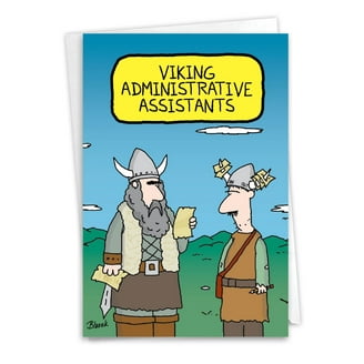 Funny Administrative Professionals Day Card - Accounts Playable Design | 5x7 Inch With Envelope | Made In USA