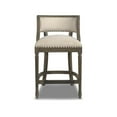 thumbnail image 4 of Jennifer Taylor Home Paris 26.5" Farmhouse Counter Height Bar Stool Light Beige, 4 of 15