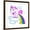 Brown Frame, variant on Art.com Pooping Unicorn Art Print by Reflux, Brown Frame Wall Art, 38" x 38"