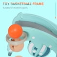 thumbnail image 5 of 3-in-1 Rocking Horse Seat Slide with Basketball Hoop Foldable Multi-Shape Indoor Slide Fun for Kids, 5 of 9
