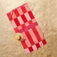 thumbnail image 5 of Better Homes & Gardens Coastal Macro Striped Coral Cotton-Blend Beach Towel, 5 of 5