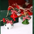 thumbnail image 4 of Yuarrent Juego de 6 campanas de metal con colgante de cinta para árbol de Navidad, juego clásico de 6 campanas navideñas, colgante de 6 Kits de decoración para fiestas tipo+1, 4 of 6