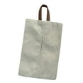 thumbnail image 2 of Bolsa de pañuelos para colgar, caja de pañuelos para coche, bolsa para toallas de papel, organizador, soporte de papel, funda para baño, coche y ofici Gris, 2 of 8