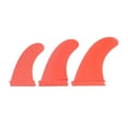 thumbnail image 1 of Ailerons de Planche de Surf en PVC, Ailerons de Planche de Surf Imperméables Robustes Respectueux de l'Environnement pour Longboard Rouge, 1 of 8