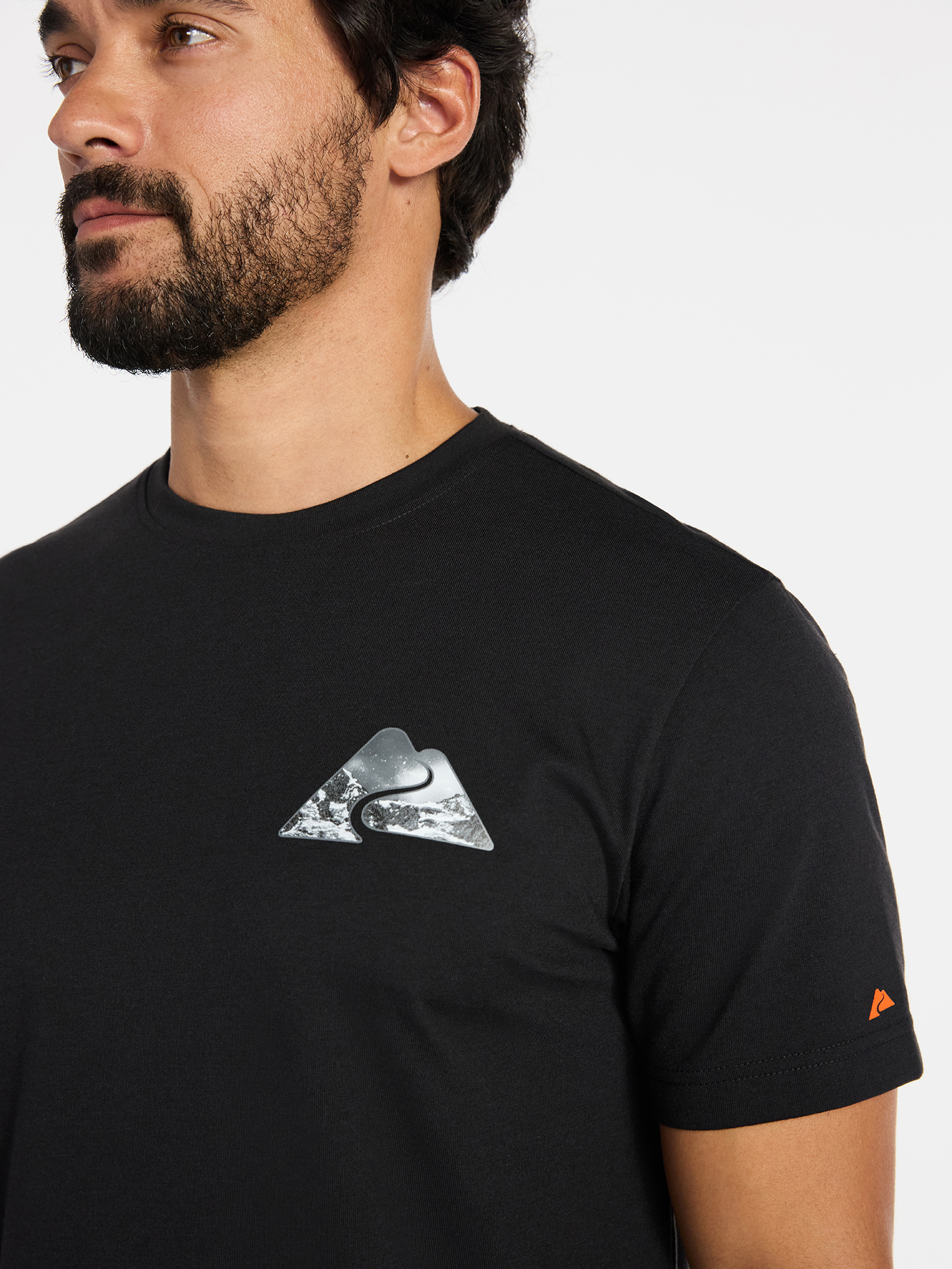 Ozark Trail Men's Active Graphic Tee with Short Sleeves, Sizes S-3XL