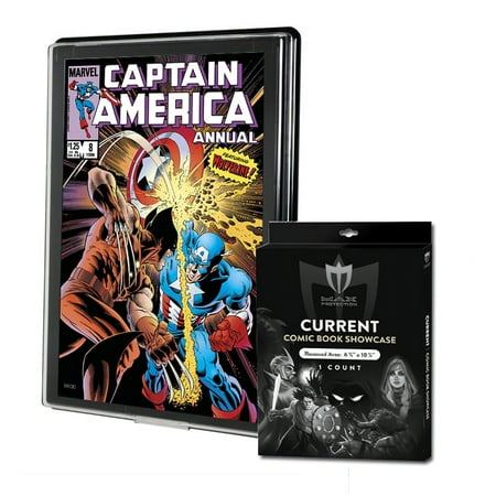 Plastic Display Showcase - 5 Max Current /Modern Comic Book Showcases #CBS-CUR Wall Mountable Display Frame
