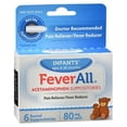 thumbnail image 1 of Supositorios de acetaminofén para bebés Feverall, 6 unidades, 1 of 1