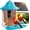 White+Blue, variant on CINMOORE No-Monthly-Fees Solar Bird Feeder w/ 4MP Camera, Free AI Birds Species Identification, 2.5K Smart Bird House with Camera, Live View & Playback, Instant Arrival Alerts, Ideal for Birdlovers