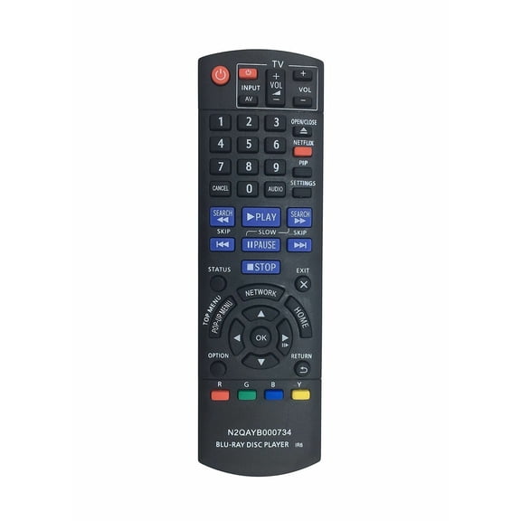 N2QAYB000734 Remote for Panasonic Blu-Ray Player DMP-BD87 DMP-BD77 DMP-DBS100