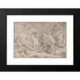 thumbnail image 2 of Pietro Antonio Novelli 18x14 Black Modern Framed Museum Art Print Titled - Apollo and Daphne, 2 of 5