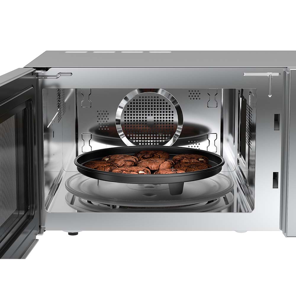 Whirlpool Brand Microwave with Air Fry Silver with Steam Clean Function