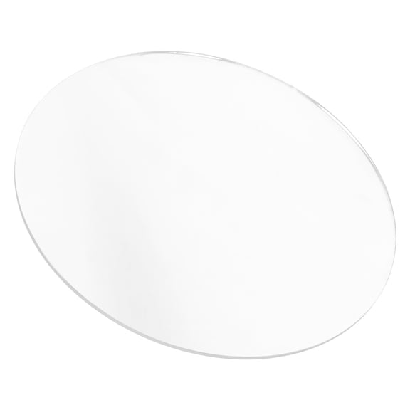 BESTYASH Clear Acrylic Disc White for Craft Display Stand, Cake Circle Base, and Desktop Protector