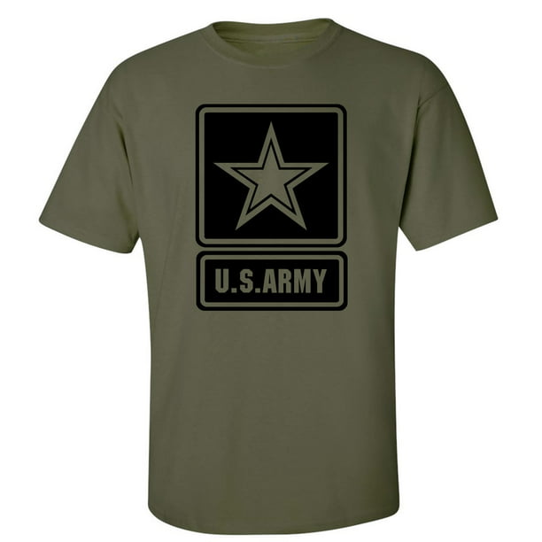 ZeroGravitee - US Army Star Modern Logo Short Sleeve T-Shirt in ...