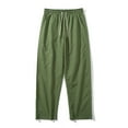 thumbnail image 3 of Men's Athletic Pants And Linen Pants Men's Loose And Straight Tube Oversized Men's Linen Casual Pants Men Pants Casual，Casual Pants for Men SweatPants Men,Mens Joggers, 3 of 4