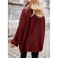 thumbnail image 2 of PRETTYGARDEN Women's Knit Oversized Sweater Fall Fashion Casual Long Sleeve Turtleneck Chunky Pullover Tops Winter Clothing, 2 of 7