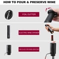 thumbnail image 4 of Juego de abridores de vino eléctrico COKUNST USB recargable SGS-KD-7, 4 of 6