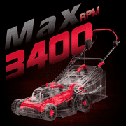 PowerSmart 14 120V 13A 2-in-1 Corded Push Lawn Mower, Easy Handling