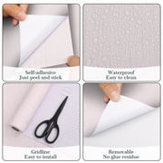 Arthome 23.6x400 Peel and Stick Wallpaper Grasscloth Textured Wall Covering,Self-Adhesive and Removable Contact Paper for Bedroom,Cabinet Countertop,Stick on Wall Paper (Pink)