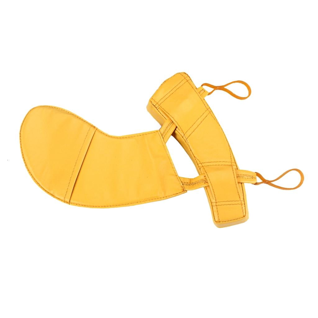 Yihuala Sheepskin Violin Fitting Chinrest Pad Violin Shoulder Mat Holder Violin Shoulder Pad Violin Shoulder Holder 1/4-1/2 4/4
