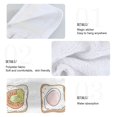 thumbnail image 2 of Yayeee Kitchen Hanging Hand Towels Set of 2 with Loop Bathroom Absorbent Tie Towel, Toasts Pattern, 2 of 7