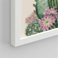 thumbnail image 5 of PixonSign Framed Canvas Print Wall Art Set - Blooming Desert Saguaro Cactus Flowers Posters - Set of 3 Pastel Colorful Wilderness Floral Botanical Wall Décor for Bedroom, Office - 8"x10" White, 5 of 5