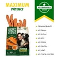 thumbnail image 6 of Dog Treats Sweet Potato Chips 10.6 oz - All Natural Pet Snack Chews - Grain Free & Human Grade Dried Snacks in Bulk - Best Jerky for Training Small & Large Dogs, 6 of 8