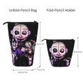 thumbnail image 2 of Lsque Five Nights At Freddy'S Pattern Telescopic Pencil Bag Pen Holder Stationery Case, Stand-up Retractable Transformer Bag Organizer, 2 of 6