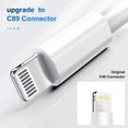 thumbnail image 3 of 2 Pack Apple MFi Certified iPhone Charger Cable 1m,, 3 of 5
