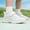 White, variant on Zecgelong Breathable Mesh Sneakers For Boys Lightweight Comfortable Running Shoes Non Sole Durable Casual Athletic Footwear For Kids All Season Kids Sneakers Boys Size US:10 Black