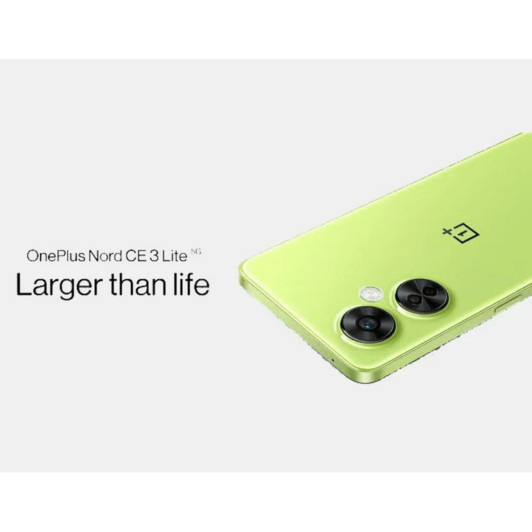 OnePlus Nord CE 3 Lite 5G Dual Sim 256GB Pastel Lime (8GB RAM) - Global  Version : : Electronics