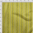 thumbnail image 3 of oneOone Cotton Flex Yellow Fabric Stripe & Geometric Ethnic Sewing Material Print Fabric By The Yard 40 Inch Wide, 3 of 4