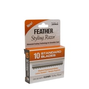 FEATHER Styling Razor Standard Blades Quantity:10 Blades