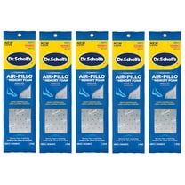 Dr. Scholl's Double Air Pillo Insole Extra Thick Cushioning, Unisex, 5-Pack